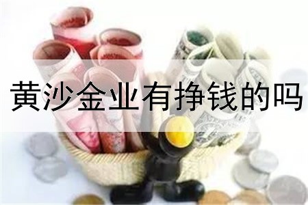 黄沙金业有挣钱的吗