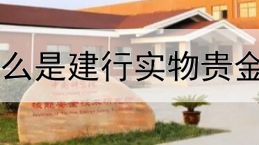 什么是建行实物贵金属