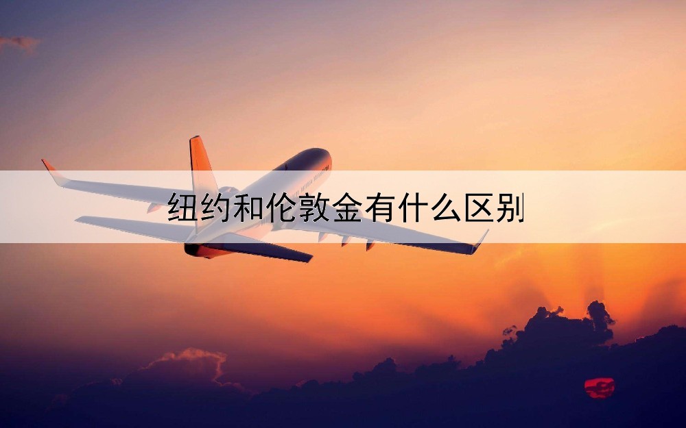  纽约和伦敦金有什么区别