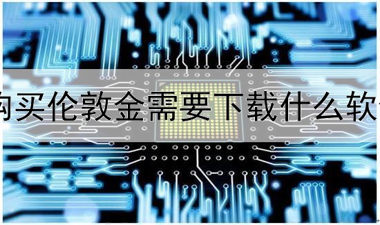  购买伦敦金需要下载什么软件