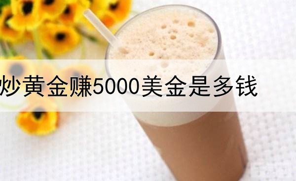  炒黄金赚5000美金是多钱