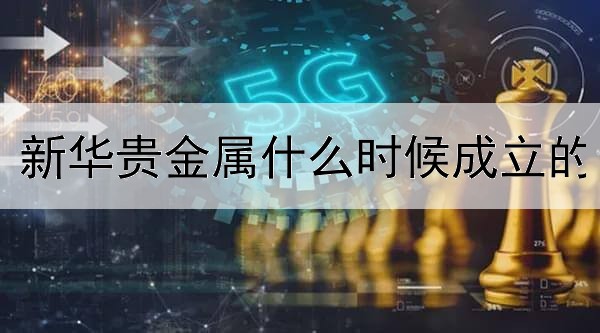 新华贵金属什么时候成立的