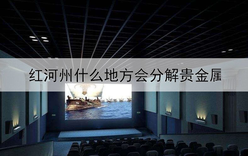  红河州什么地方会分解贵金属