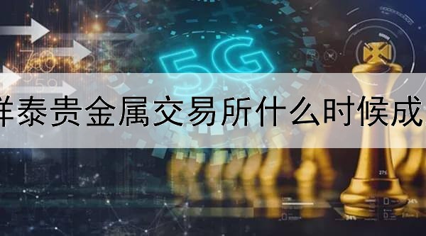  祥泰贵金属交易所什么时候成立